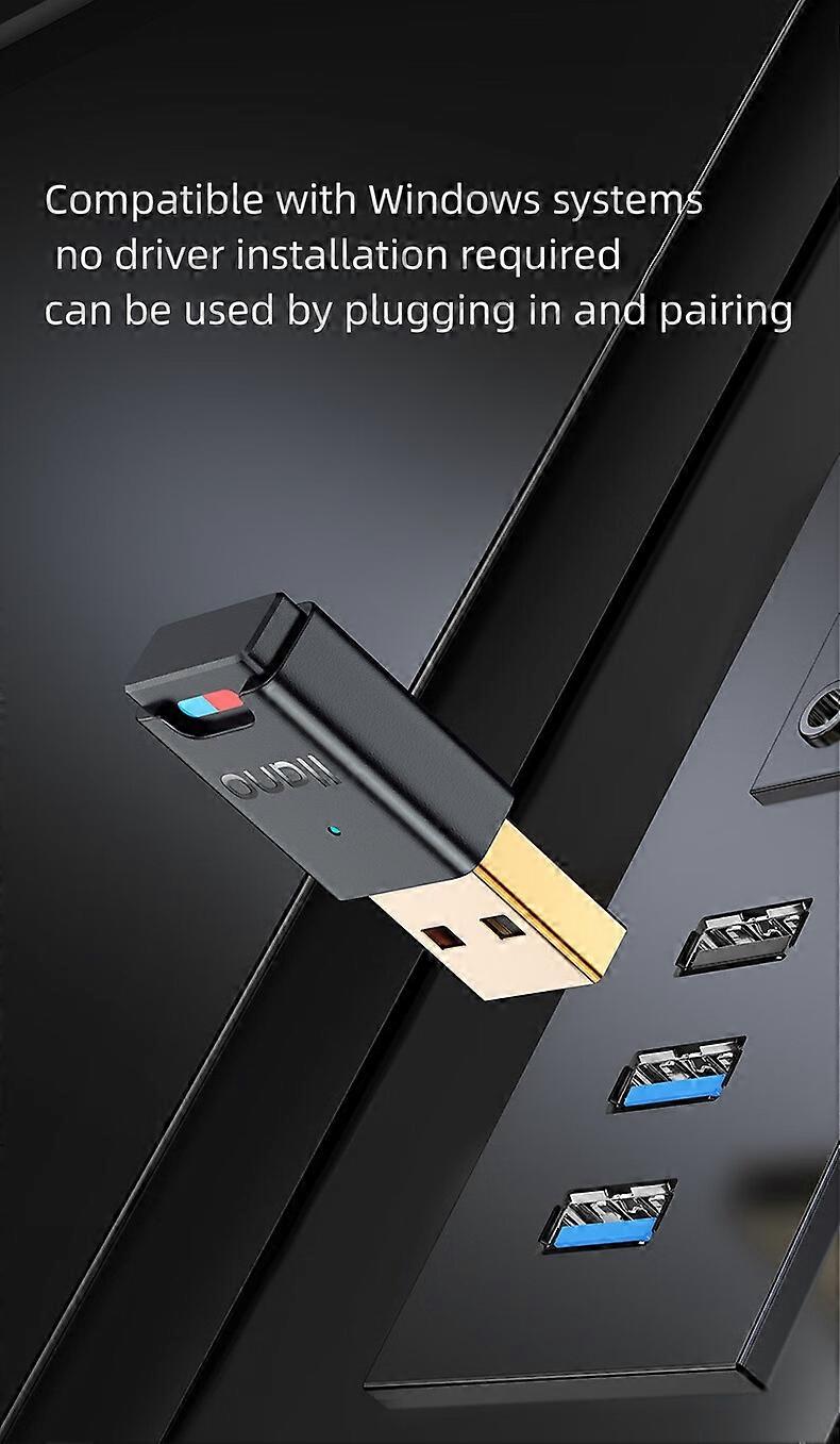 llano LCB4010B Bluetooth adaptér 5.3 USB přijímač herní stolní počítač sluchátka audio disk zdarma externí zařízení