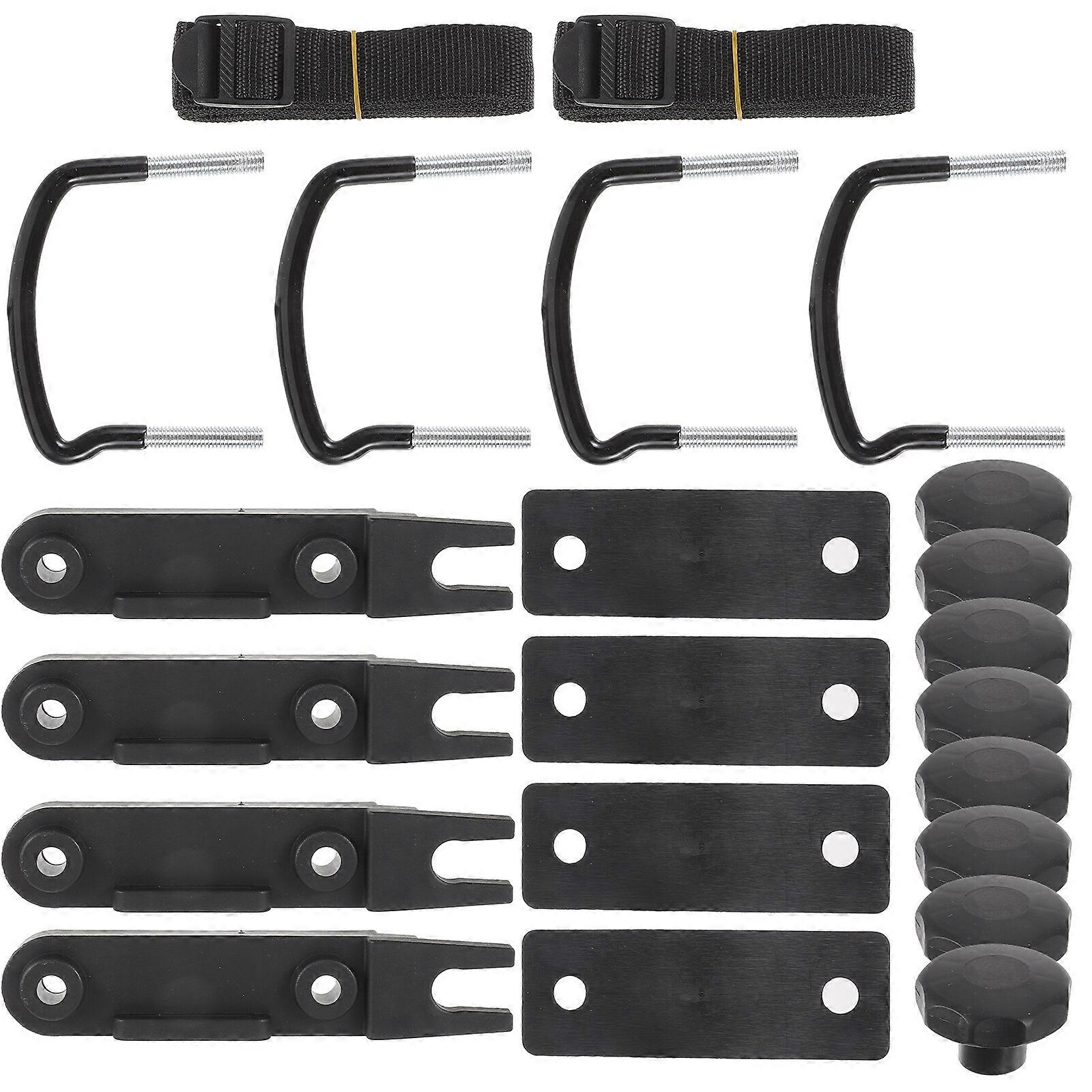 1 Set Support de montage de galerie de toit Support U Support de support de fret Rack Bolt Accessoire