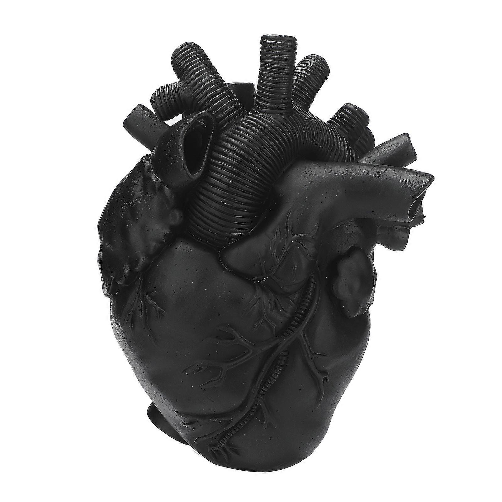 ההצעה הטובה ביותר אגרטל פרחים בצורת לב מיובש יצירתי פסל שרף אלגנטי מיכל עציצים