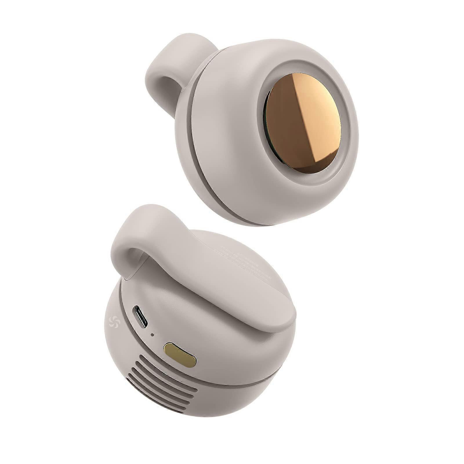 Ventilador portátil recarregável, Mini ventilador de redemoinho para ventilador de clipe de cintura, ventilador de pescoço mãos-livres de 3 velocidades