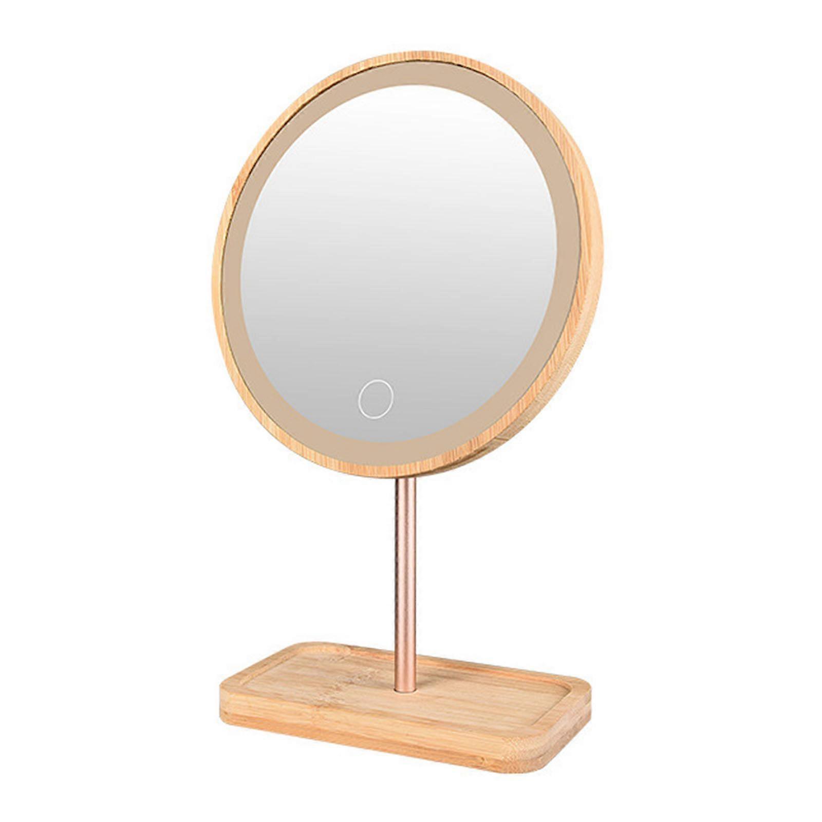 USB Charging LED Makeup Mirror With Daylight Lamp Touch Adjustable