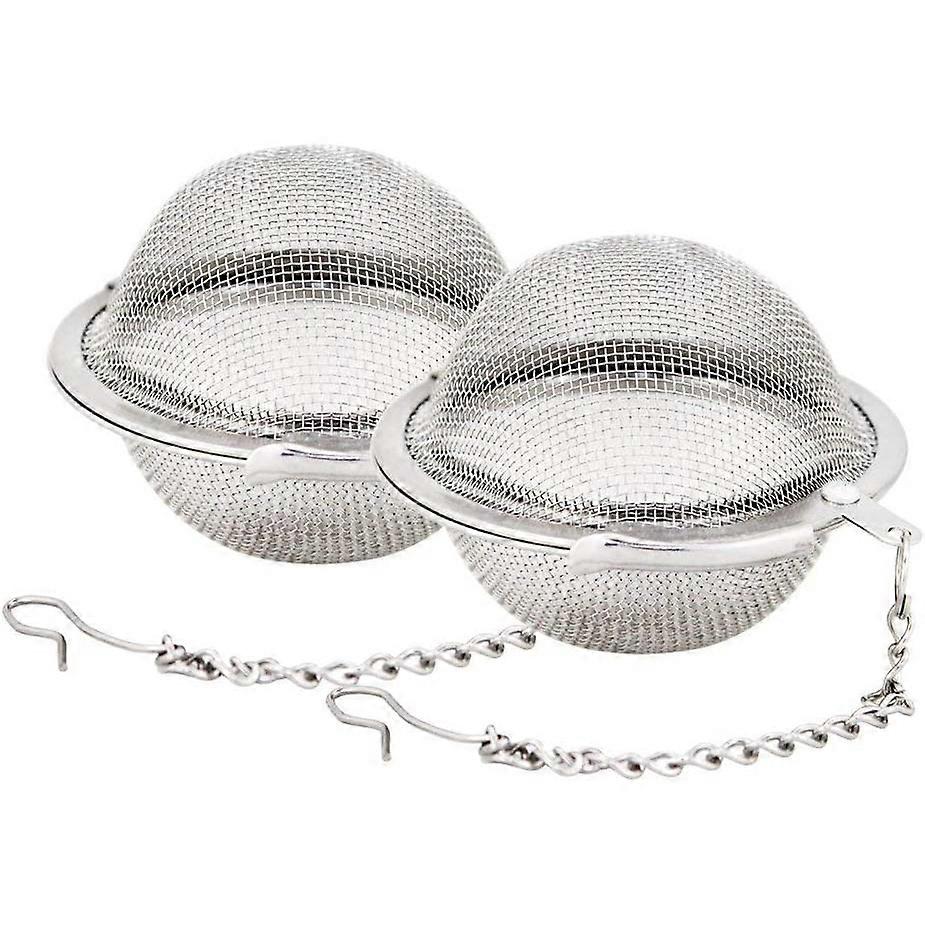 2pcs Stainless Steel Mesh Tea Ball Tea Strainers