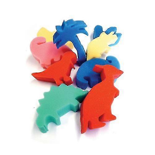 Cepillos principales Espuma Dinosaurio Formas Pack de 9