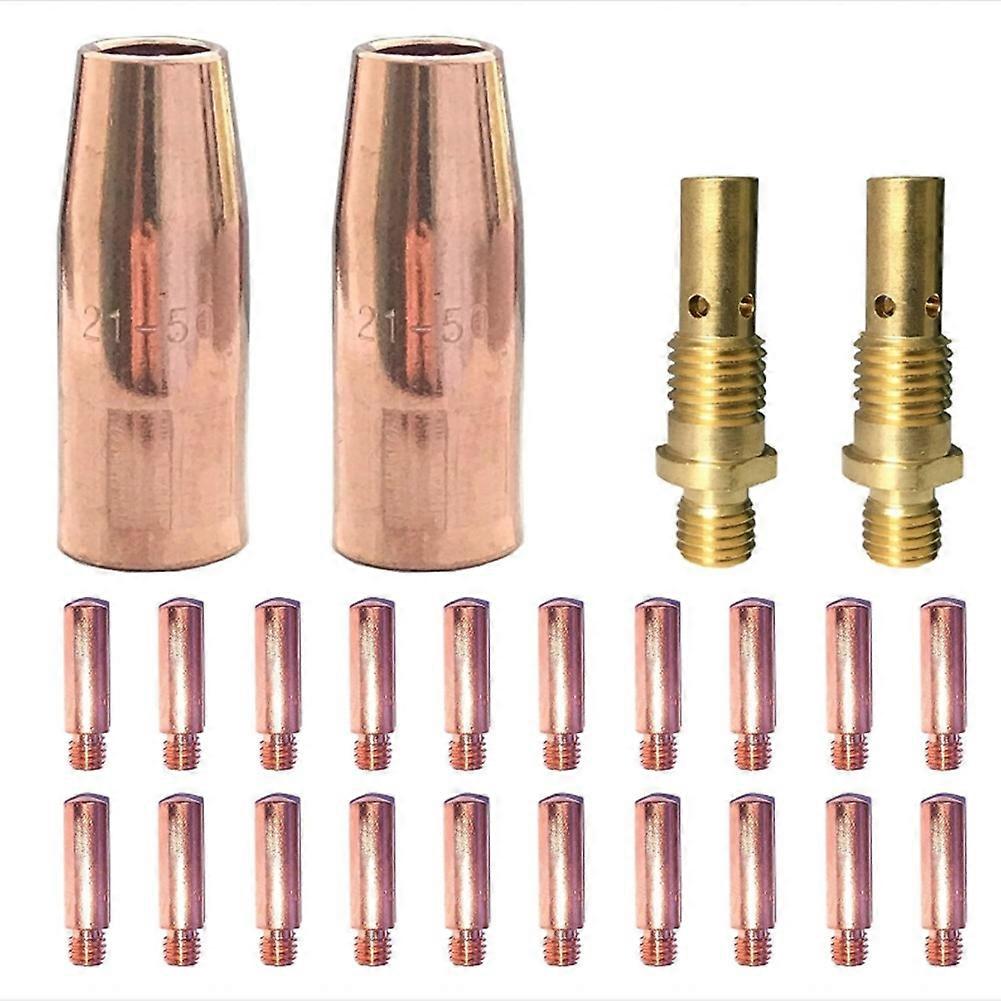 Boost Your Welding Efficiency with Mig Welding Machine Accessory Kit 20 Contact Tips 0 035 2 Nozzle 2 Diffuser