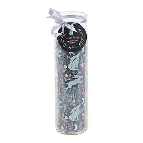 Something Different Midnight Hare Wild Tulips Tube Candle