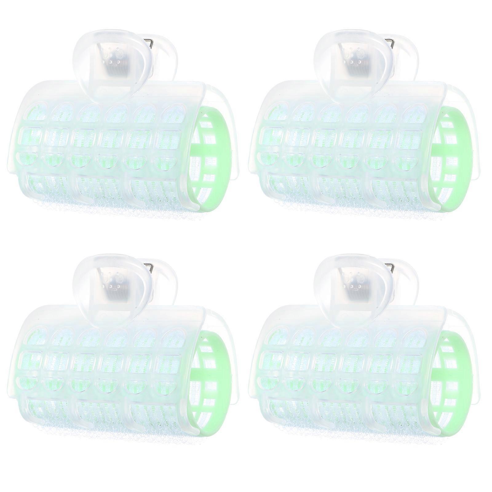 4 stks kapper kapper haar styling tools plastic haar krullen rollers
