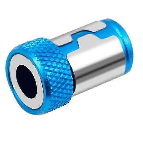 Magnetic bit holder for screwdriver silver