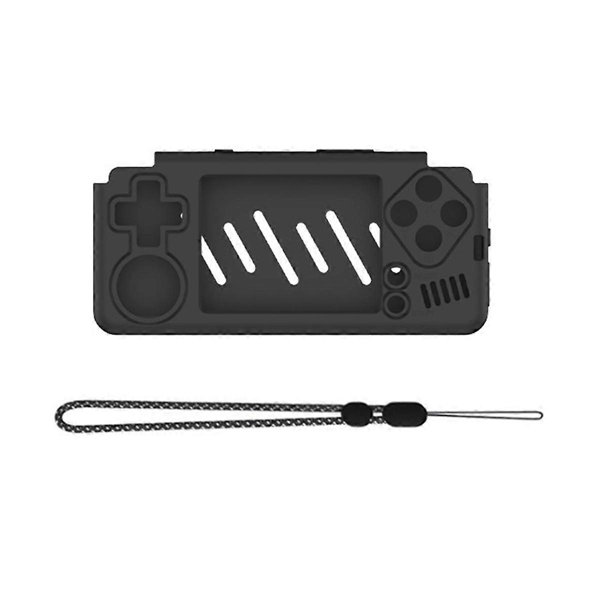 For A30 Console Silicone Protective Case Gaming Console Drop-Proof Shockproof Protective Case Black