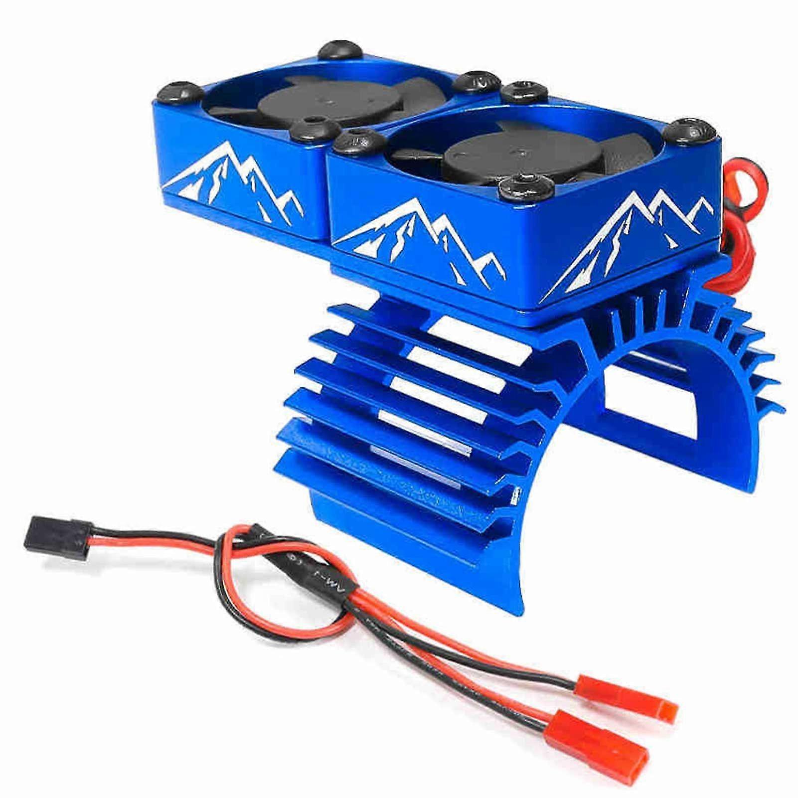 Heat Sink with Twin-Turbo High Speed Fans 36mm Diameter Silents Operation Motor Cooling Fan