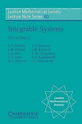 LMS 60 Integrable Systems London Mathematical Society Lecture Note Series Series Number 60
