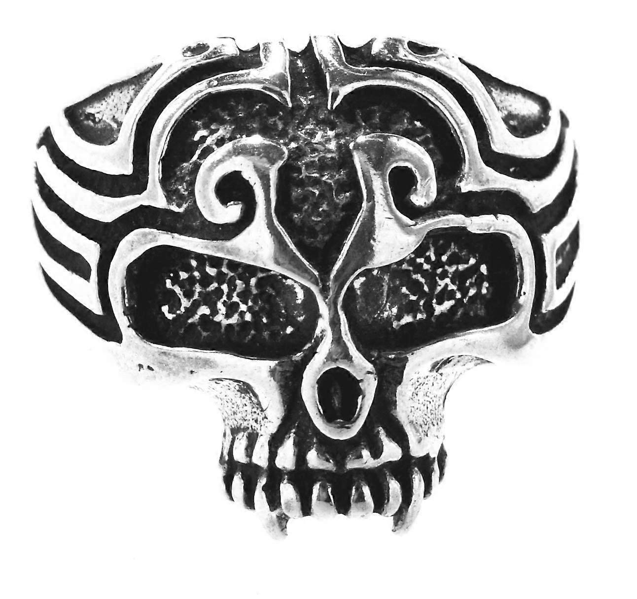 Ring Skull, size 54-74 (tk6) - Silver