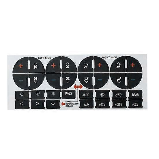 1 Sheet Button Repair Sticker Universal PVC Self-adhesive Portable Interior Button Sticker