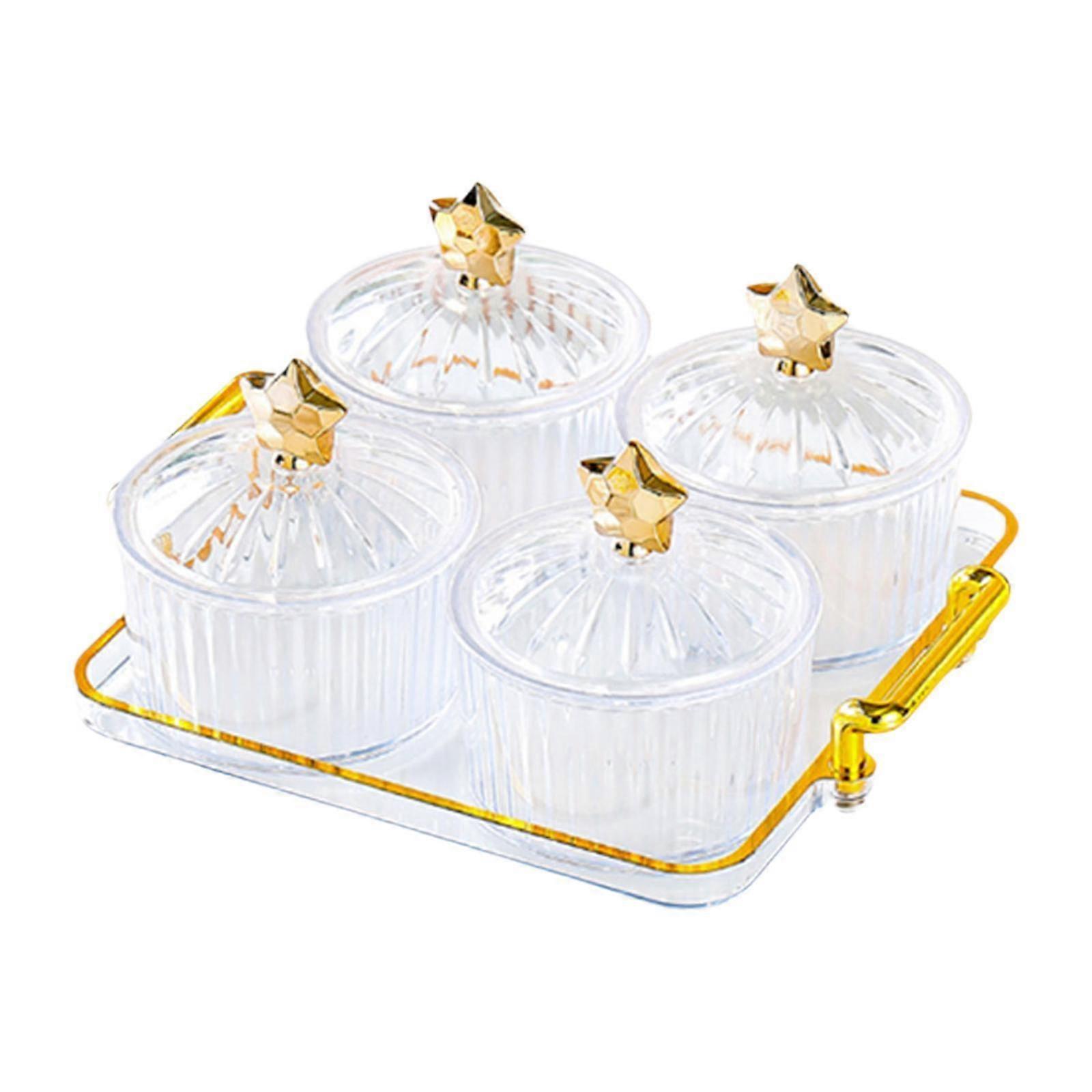 Candy Nut Serving Container Nut and Candy Serving Tray Multifunctional Divided