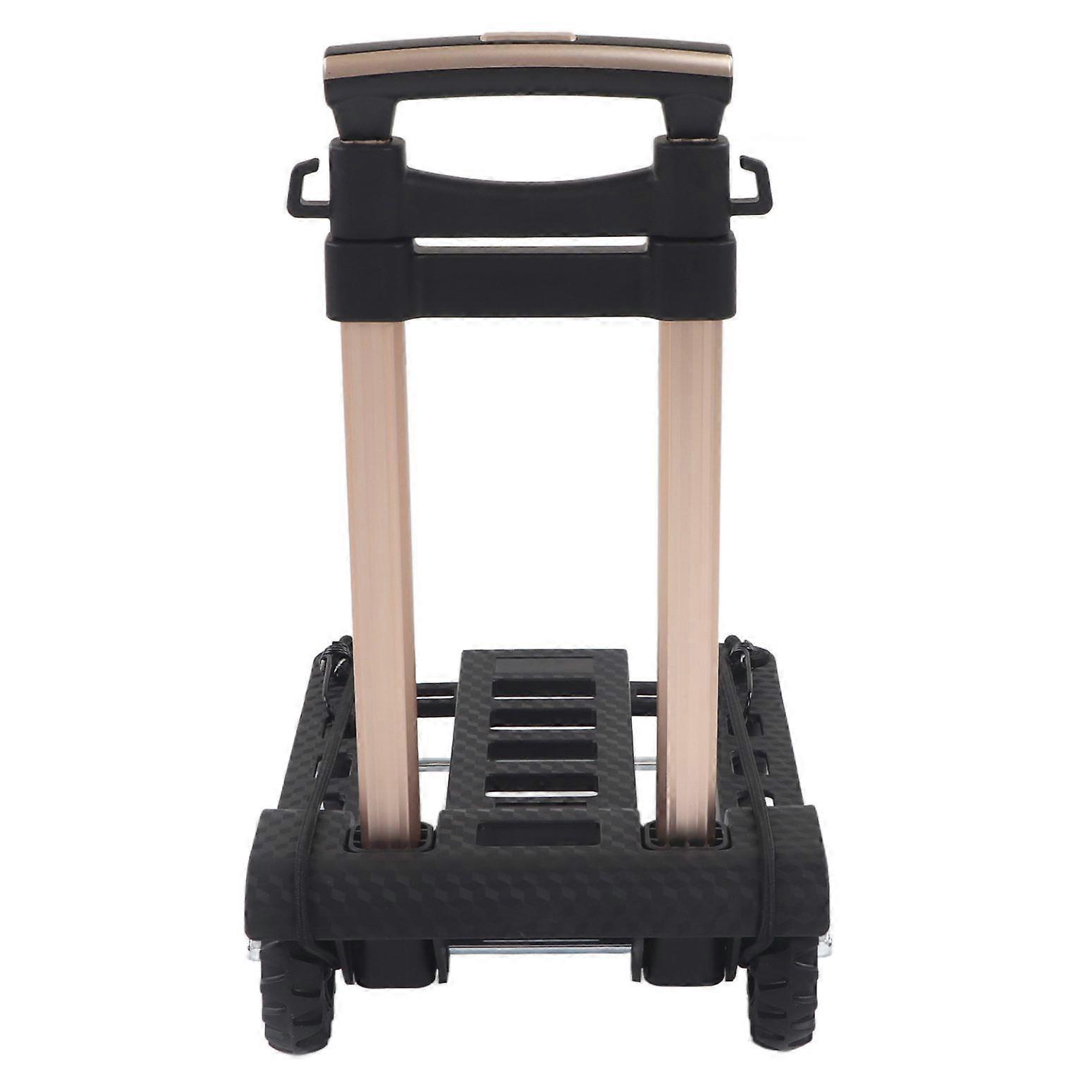 folding luggage cart adjustable pull cart Folding Hand Trolley with 4 Silent