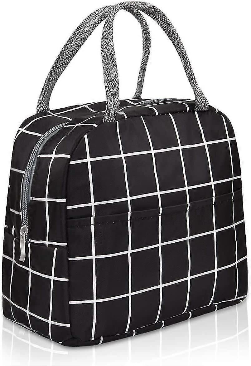 Insulated Lunch Bags Lunch Box For Women Men Small Waterproof Lunch Bag Reusable Lunch Tote With Front Poet Cooler Bag For Work School Office Outdoo
