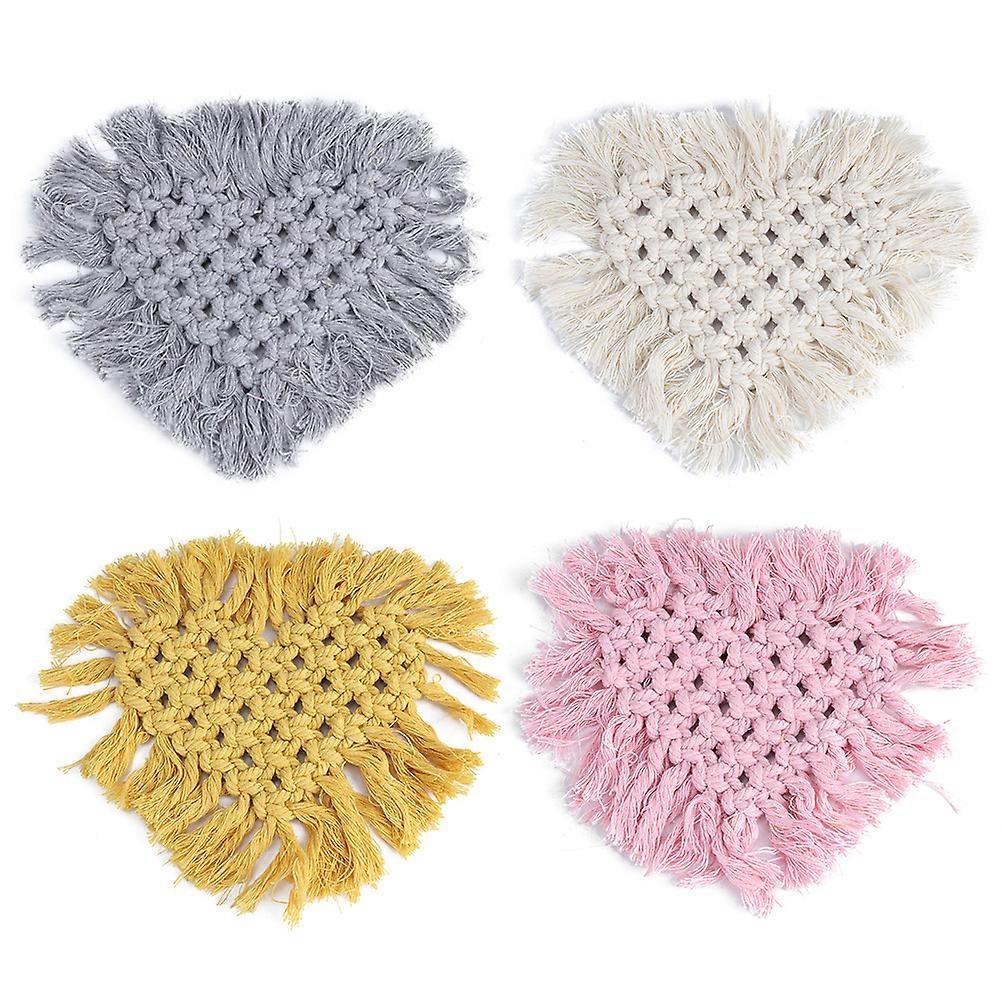 Placemat, Nordic, Heart Shape, Insulation, Coaster