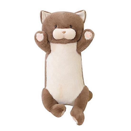 45cm Lovely Cat Plush Fully Filled Pillow Soft Companion Cartoon Kitten Doll Soft Sofa Throw