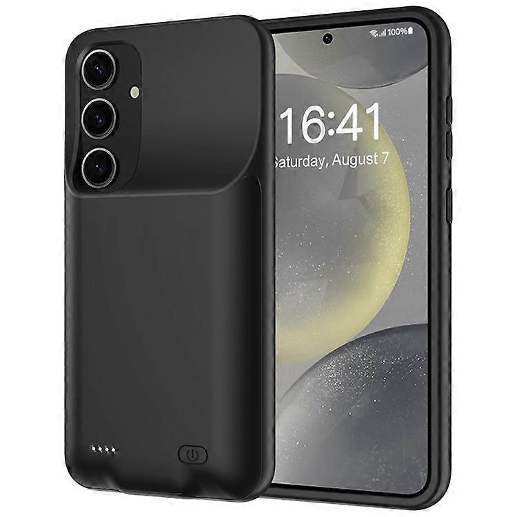 Compatible For Samsung Galaxy S24 10000mAh External Battery TPU+ABS Charging Case with LED Indicators