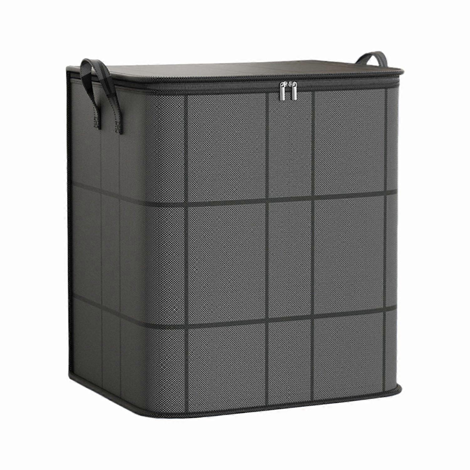 Clothes Storage Bag Organizer with Handle Large Capacity Zipper Closure Duffel Bag Travel Storage