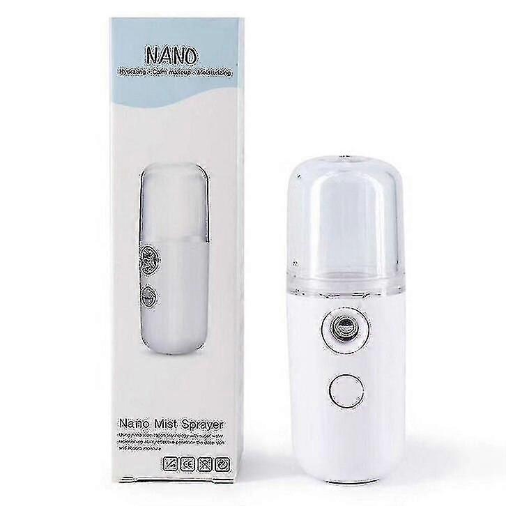 ミニナノミスト噴霧器クーラーフェイシャルスチーマーUSB充電式加湿器フェイス保湿ネブライザー-cl。