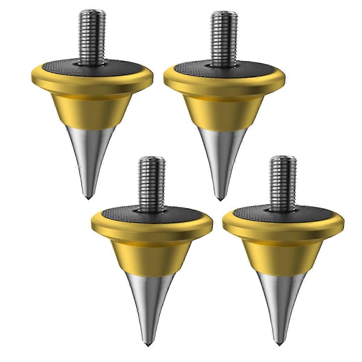 Speaker Isolation Spike Feet Stand Damper Cone for Hifi Audio Turntable Recorder AMP M8 Gold