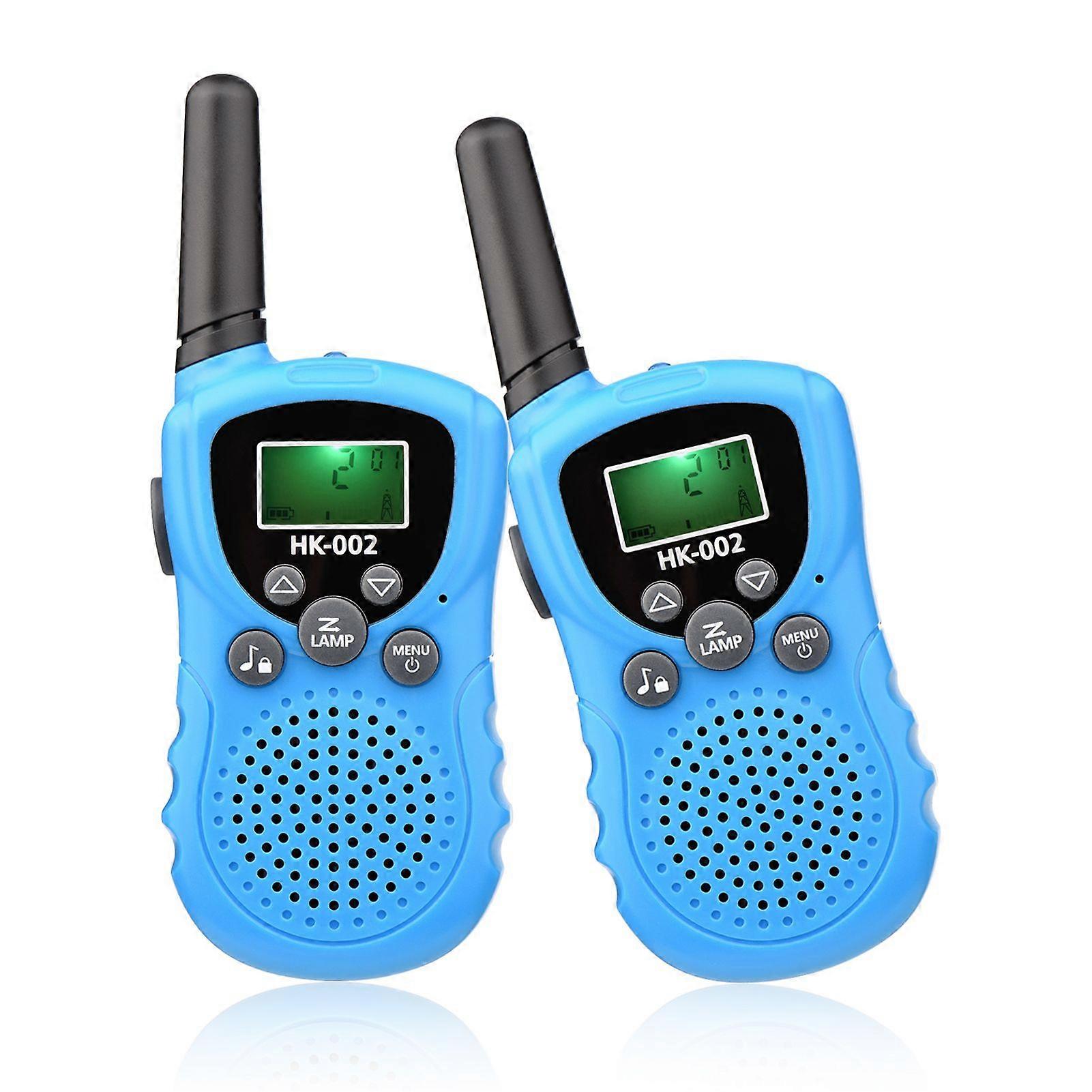 Walkie Talkie for Kids Handheld 2 Way Radio Toys Max. 3KM Long Rang Children Walky Talky with LCD Screen Flashlight for Children