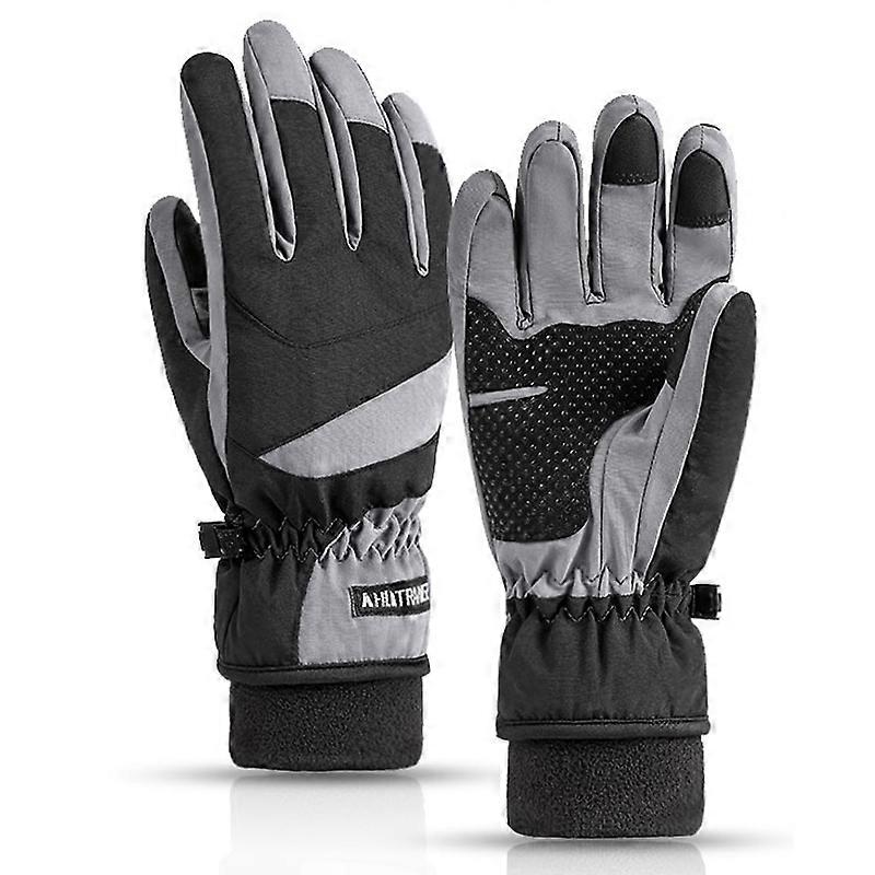 HUNTRANG 061 1 Pair Winter Windproof Touch Screen Thickened Gloves,Size: M