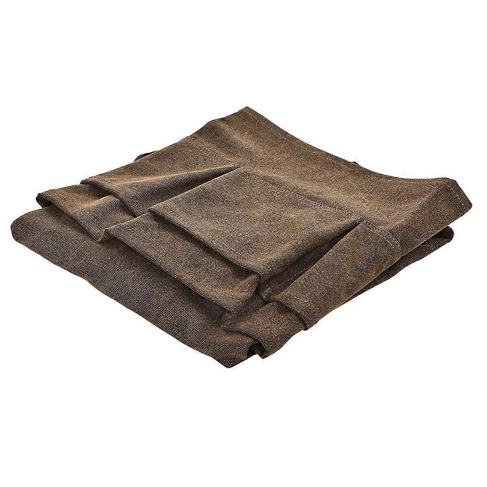 Wax Canvas Multi-functional Adjustable Belt with Pockets Apron for BBQ Cooking Baking