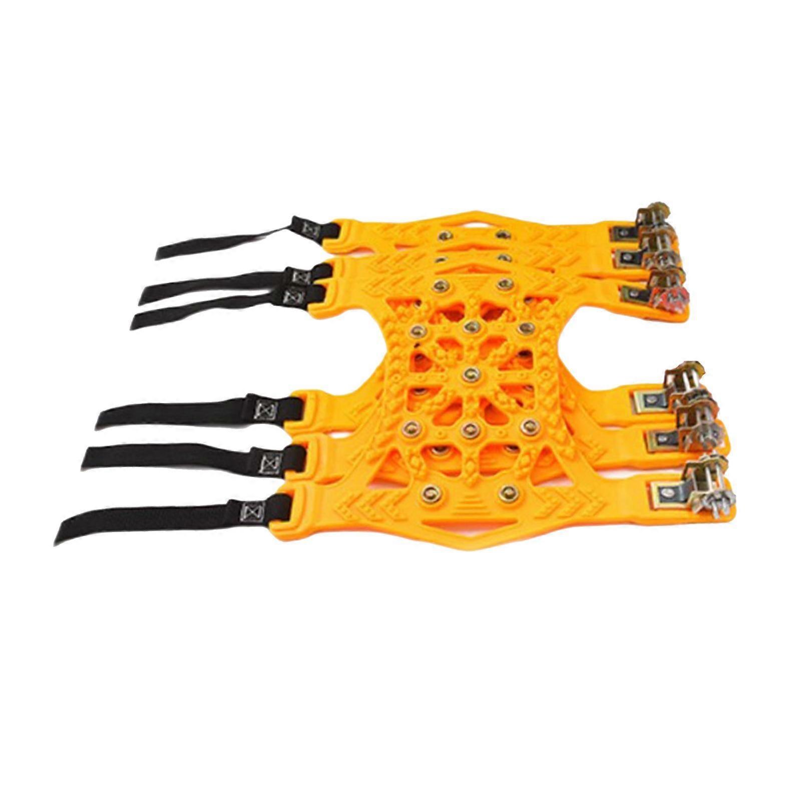 Set of 3Pcs Snow Chains, Applicable Tire Width 165-265mm for Outdoors Snowy