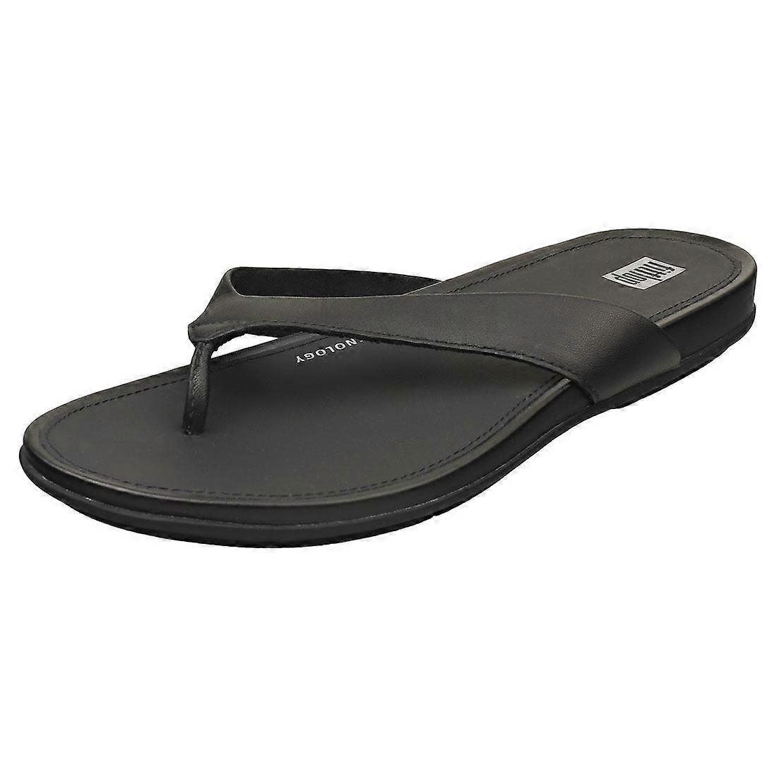 FitFlop Gracie Womens Flip Flop Sandals in Black