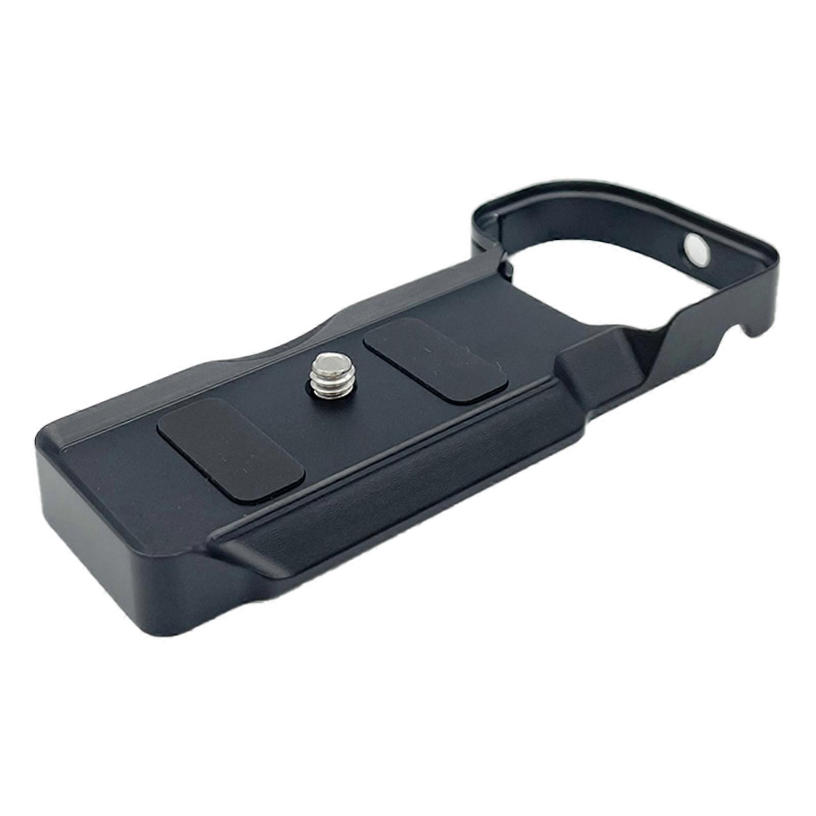 Bottom Mount Plate for ZV-E10 Standard 1/4inch Quick Release Plate Easy Switching Between Horizontal Vertical  Black