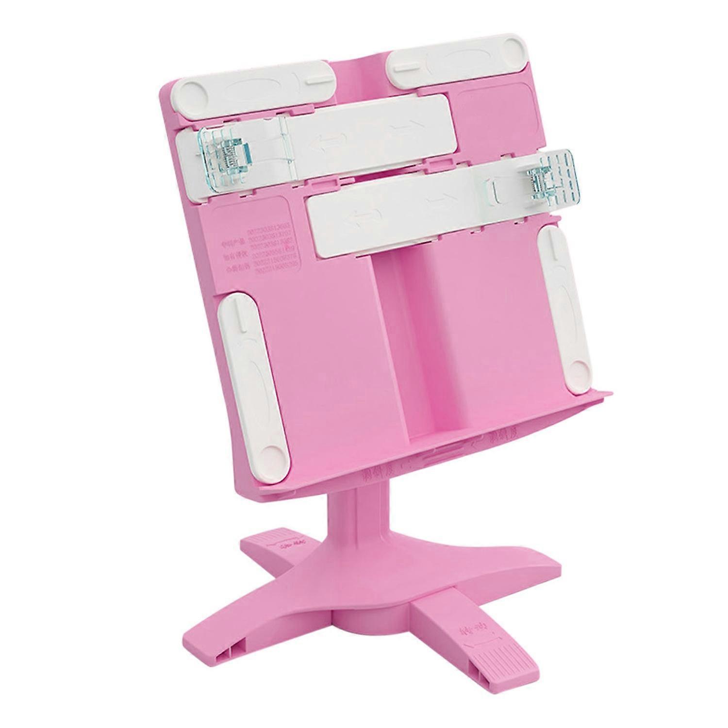 Reading Book Stand Portable Height Adjustable Folding Children Book Holder Stand for Picture Books T