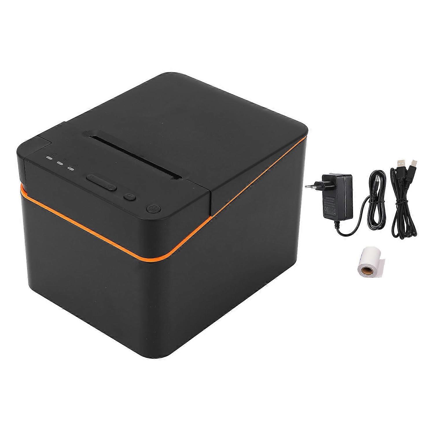 Thermal Receipt Printer Bluetooth USB 80mm 3 1/8 Width Label 250mm/s with Automatic Cutter for Small