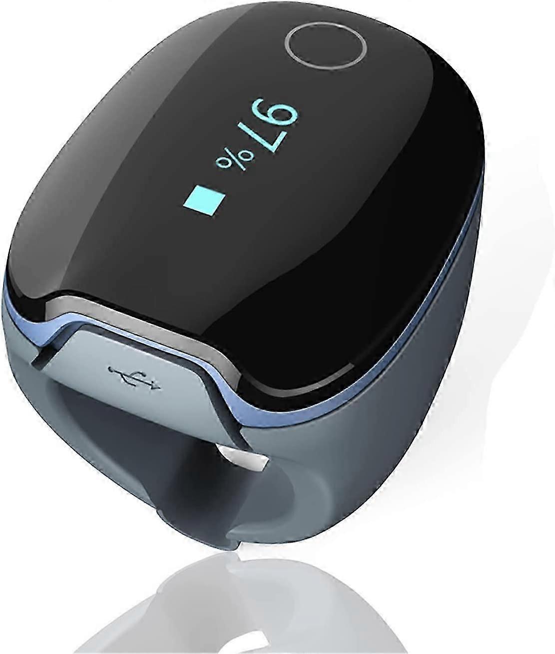 Oxygen Saturation Monitor, Sleep Oxygen Monitor, Overnight for Tracking Low SpO2 Level and Heart Rate, Free APP PC Report