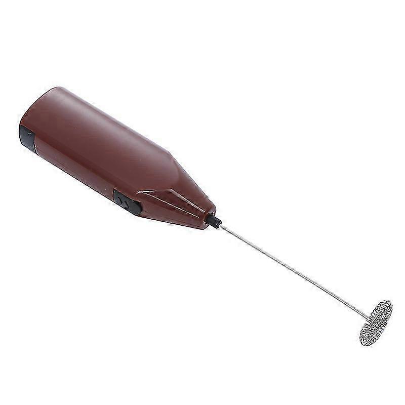 Handheld electric egg beater stirring stick (brown) 1 pieces