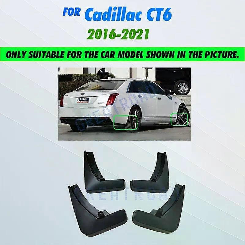 Car Mud Flaps For Cadillac CT6 CT 6 2016-2021 17 18 19 2020OE Fitment Mudflaps Splash Guards Mud Flap Mudguards Fender Front Rea