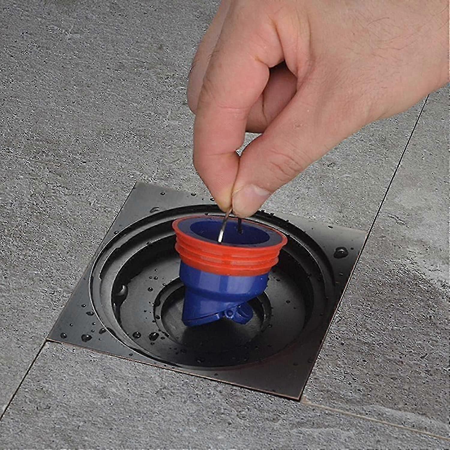 Shower Floor Drain Plug, Anti-backflow, Anti-odor, Quick Drain Valve, 3.5*5.3cm