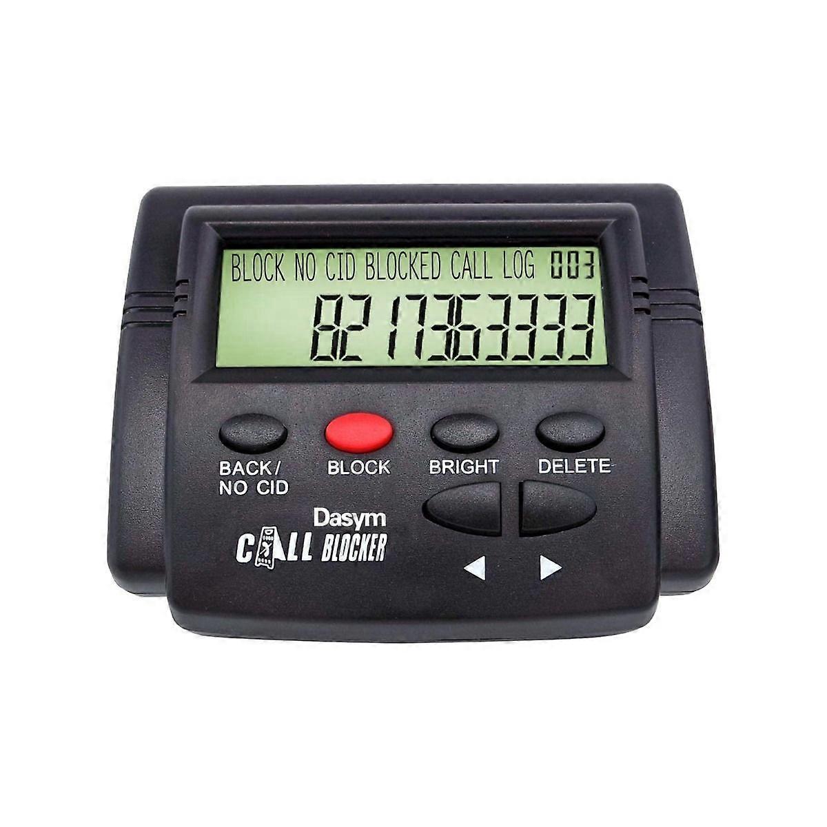 2025 New Walmeck Call Blocker Telephone with One Touch Blacklist Function, Black, 2000 Count
