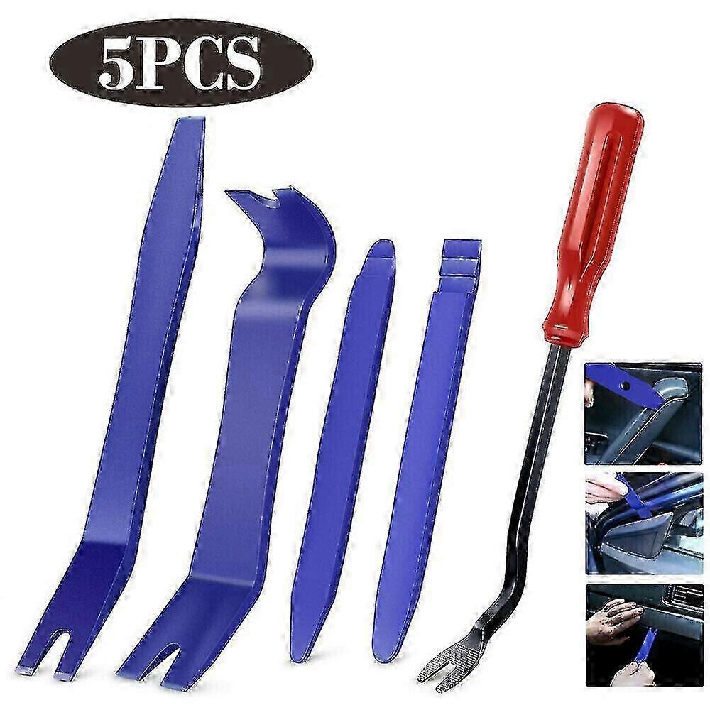 thumbnail image 2 of 4Pcs Car Trim Removal Tool Kit - Plastic Pry Tool Set For Door Panel, Dashboard, Fastener Clips 2 of 3