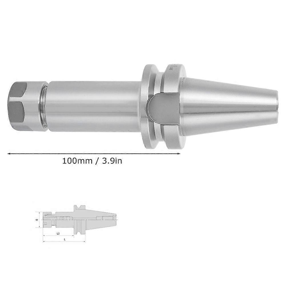 CNC Tool Holder, Collet Chuck, Tool Holder, Milling Lathe Tools, High Precision 40cr BT30‑ER16‑100