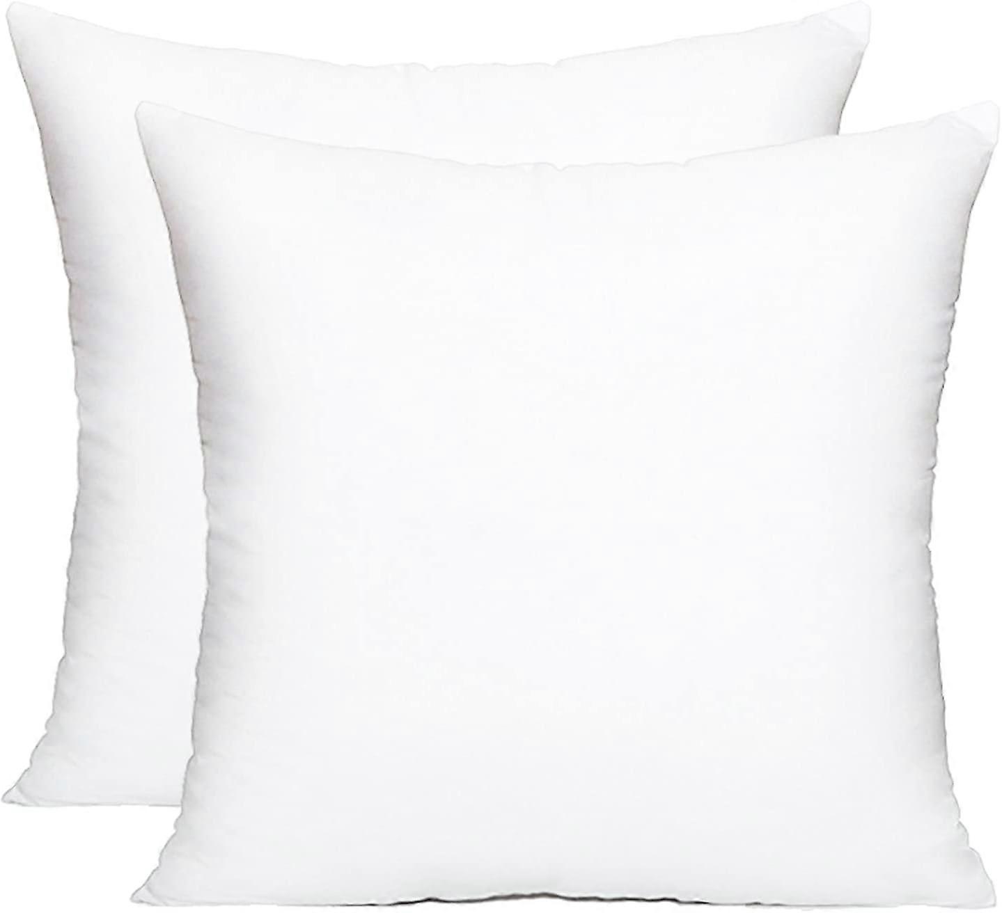 Rectangle Cushion Cover, Fluffy Pillow Insert for DIY Pillowcase, 12X20 in, Vacuum Packed for Shipping, Set of 2