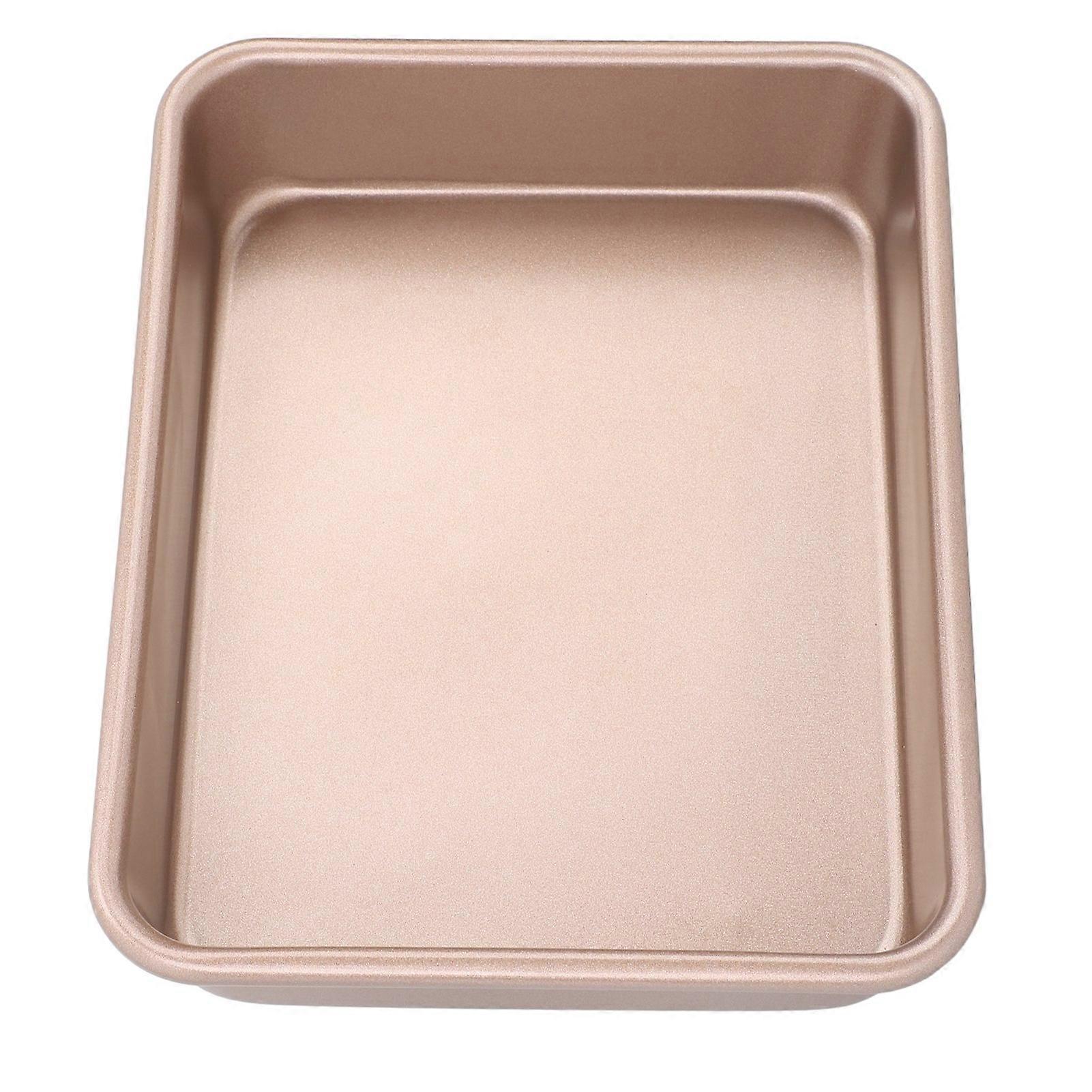 Baking Pan Carbon Steel Baking Sheet Tray Non Stick Rectangular Oven Tray Portable Multifunctional Sheet Pan for Home Restaurant Small Rectangular 