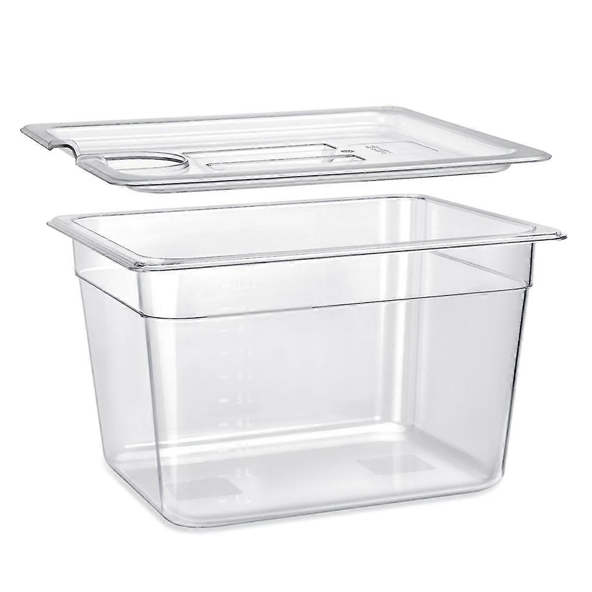 حاويات طباخ بطيئة صناديق حوض طباخ بطيء مثقبة طباخ بطيء أطقم فراغ أدوات المطبخ 26 لتر