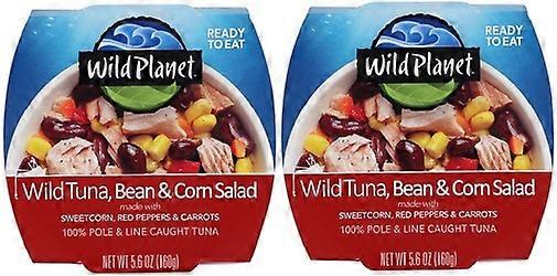 Wild Planet Ready To Eat Wild Tuna Bean & Corn Salad 2 Pack