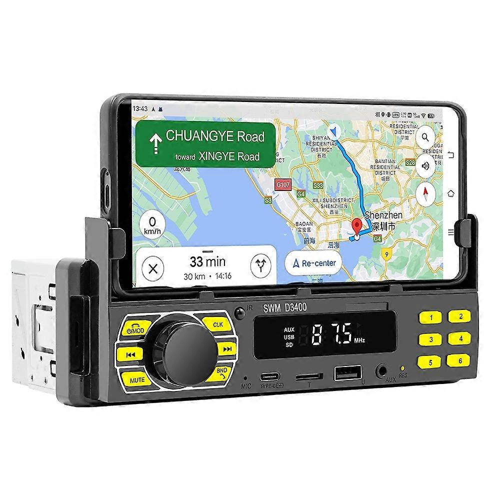 SWM D3400 Auto Bluetooth MP3 Player Unterstützung Smart Voice Assistant / FM
