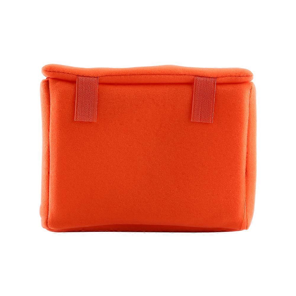 Padded Camera Insert Bag for DSLR with Adjustable Inner Partition, Protective Camera Case Organizer, Orange