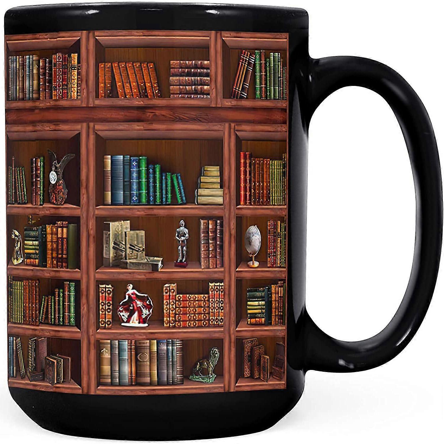 Black Mug for Library Use 15oz
