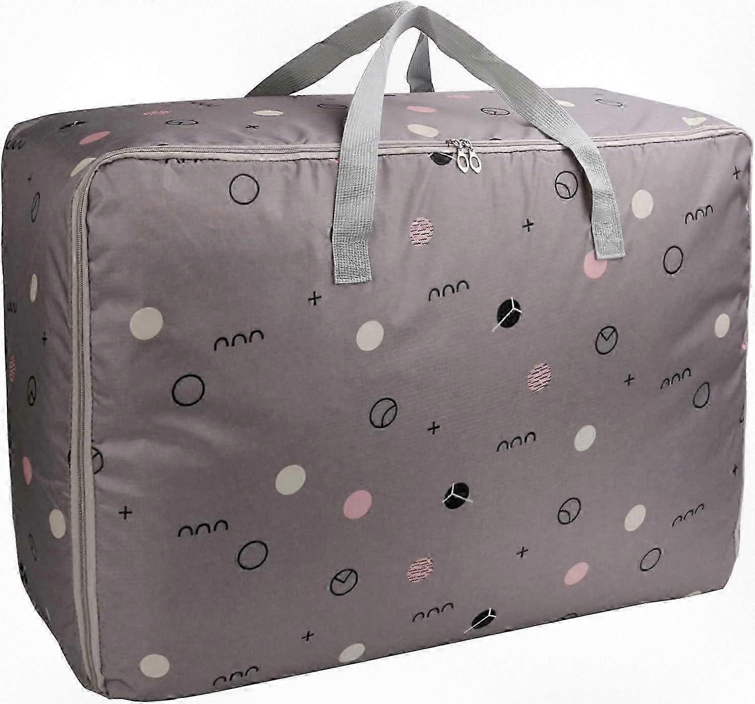 Oversized Waterproof Underbed Storage Bag for Blankets and Bedding