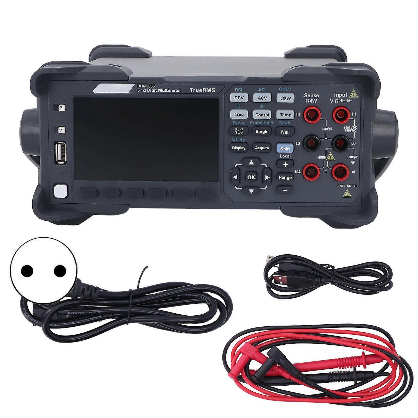 LCD Dual Display Digital Multimeter High Accuracy 5 1/2 Digit Desktop Multimeter Set