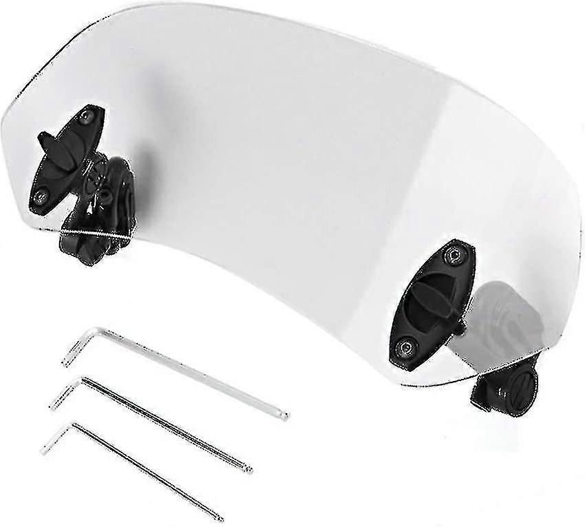 Motorcycle Windshield Extension - Universal Motorcycle Windshield Extension Motorbike Adjustable Clip Windshield Windshield Accessories